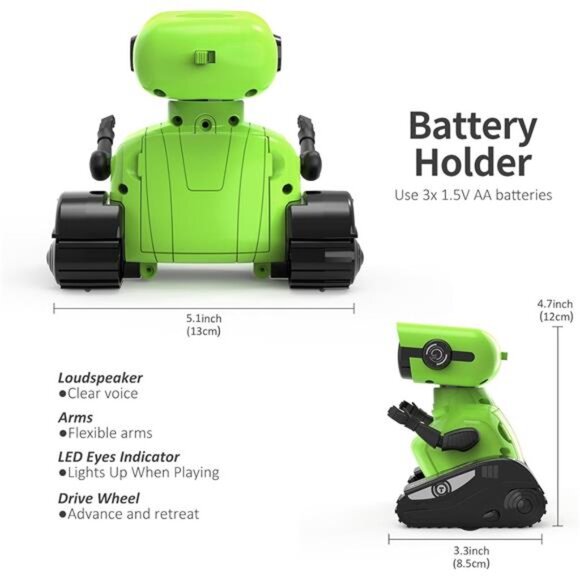 Robot Toys, Remote Control Robot Toy, RC Robots for Kids with LED Eyes - Picture 6 of 7